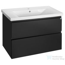   AQUALINE ALTAIR mosdótartó szekrény, 86,5x60x45cm, matt fekete (AI690)