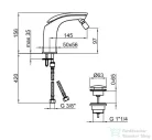 Webert Aria bidet csaptelep króm színben AI840101.015