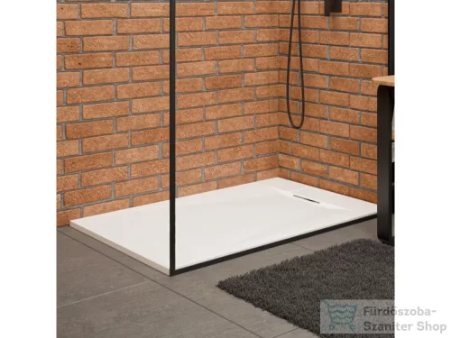 Invena ALVERO téglalap alakú zuhanytálca 90x100 cm, SMC, fehér AK-7B-910-H