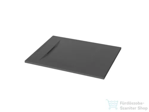Invena ALVERO téglalap alakú zuhanytálca 90x110 cm, SMC, fekete AK-7C-911-H
