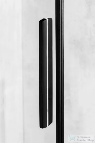 Sapho POLYSAN ALTIS LINE zuhanyajtó, 1500mm, matt fekete, transzparent üveg (AL4212B)