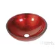 Sapho MURANO üvegmosdó, 40x13 cm, piros AL5318-63