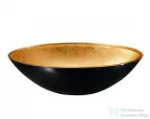 Sapho MURANO BLACK-GOLD üvegmosdó 40x14cm, arany/fekete AL5318-77