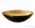 Sapho MURANO BLACK-GOLD üvegmosdó 40x14cm, arany/fekete AL5318-77