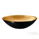 Sapho MURANO BLACK-GOLD üvegmosdó 40x14cm, arany/fekete AL5318-77