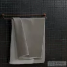 Omnires ART LINE 65 cm-es dupla törölközőtartó, szálcsiszolt antik réz AL53226ORB