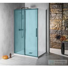   Sapho POLYSAN ALTIS LINE BLACK oldalfal, 1000mm, fekete, transzparent üveg (AL6112B)