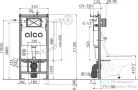 Alcaplast WC tartály AM101/1120