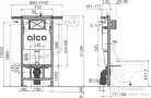 Alcaplast AM102/1120 Falsík alatti szerelési rendszer száraz szereléshez (főképp panellakások fürdőszobáinak átépítéséhez)