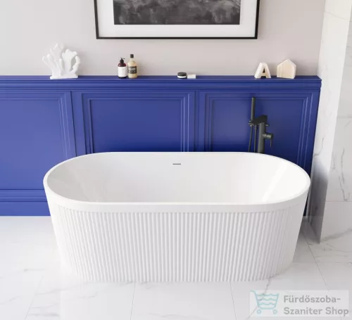 Invena GLAMOUR  struktúrált 170x80 szabadon álló kád, fehér AN-01-120-M
