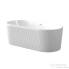 Invena GLAMOUR  struktúrált 170x80 szabadon álló kád, fehér AN-01-120-M