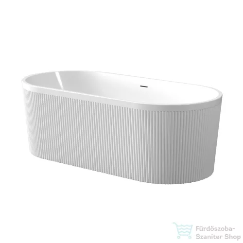 Invena GLAMOUR  struktúrált 170x80 szabadon álló kád, fehér AN-01-120-M