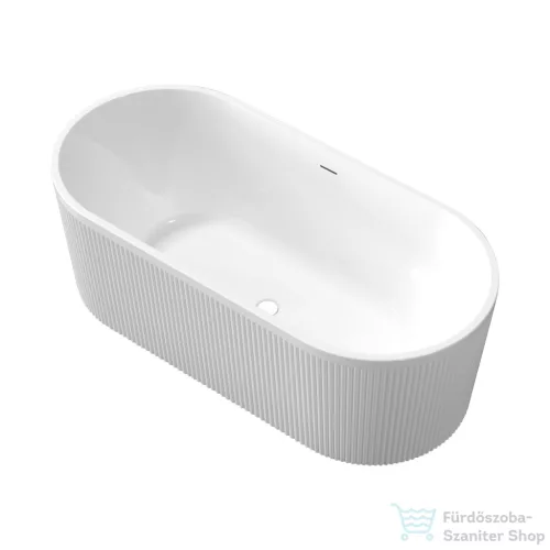Invena GLAMOUR  struktúrált 170x80 szabadon álló kád, fehér AN-01-120-M