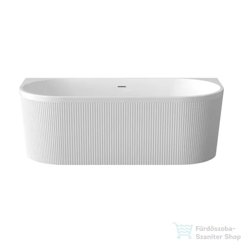 Invena GLAMOUR struktúrált 170x80 falhoz illeszthető szabadon álló kád, fehér AN-02-12U-M