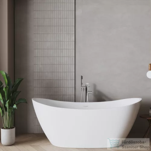 Invena ASTRI 150x73 cm szabadon álló kád, fehér AN-03-150-F