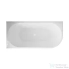 Invena ASTRI 150x75 cm falhoz illeszthető szabadon álló kád, fehér, balos AN-03-15L-F