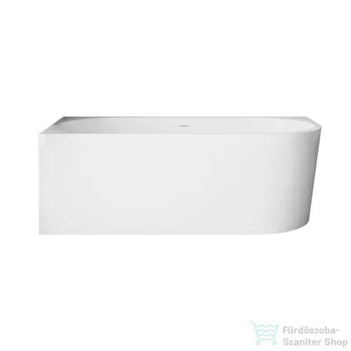 Invena ASTRI 160x75 cm falhoz illeszthető szabadon álló kád, fehér, balos AN-03-16L-F