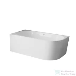   Invena ASTRI 170x80 cm falhoz illeszthető szabadon álló kád, fehér, balos AN-03-17L-F