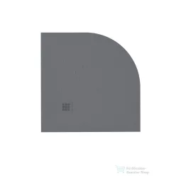   Zenon Angular Slate 100x100 cm-es negyedköríves zuhanytálca, Antracita ANG100AN