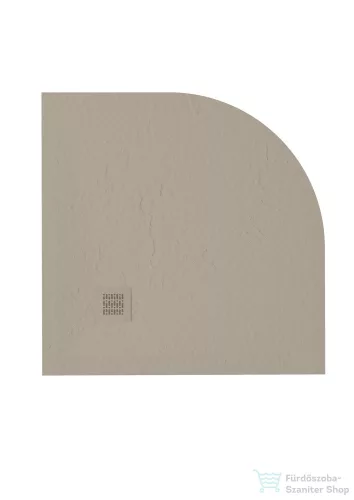 Zenon Angular Slate 100x100 cm-es negyedköríves zuhanytálca, Cream ANG100CR