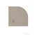Zenon Angular Slate 70x70 cm-es negyedköríves zuhanytálca, Cream ANG70CR
