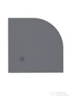 Zenon Angular Slate 90x90 cm-es negyedköríves zuhanytálca, Antracita ANG90AN
