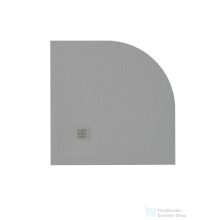   Zenon Angular Slate 90x90 cm-es negyedköríves zuhanytálca, Cemento ANG90CE