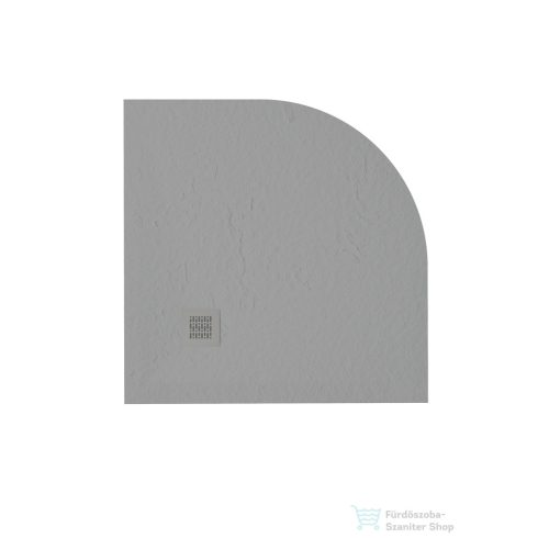 Zenon Angular Slate 90x90 cm-es negyedköríves zuhanytálca, Cemento ANG90CE