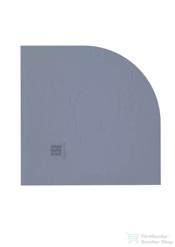 Zenon Angular Slate 90x90 cm-es negyedköríves zuhanytálca, Cobalt ANG90CO