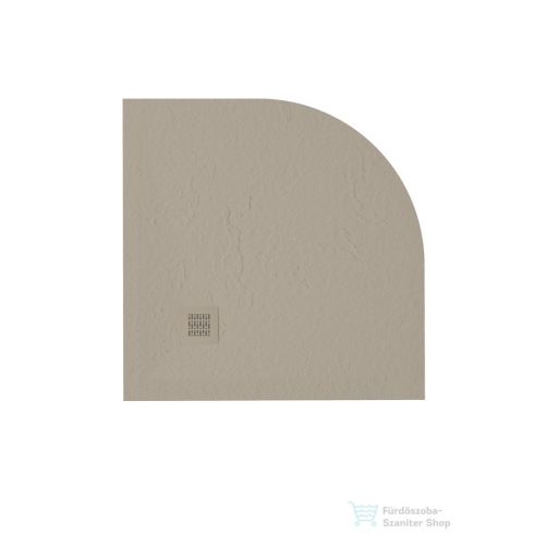 Zenon Angular Slate 90x90 cm-es negyedköríves zuhanytálca, Cream ANG90CR