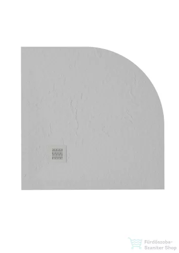 Zenon Angular Slate 90x90 cm-es negyedköríves zuhanytálca, Perla ANG90PE
