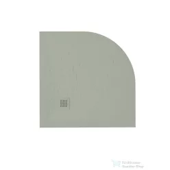   Zenon Angular Slate 90x90 cm-es negyedköríves zuhanytálca, Sage ANG90SA