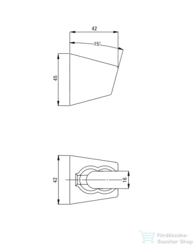 Deante NEO zuhanytartó, króm ANN_022U