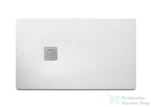Roca Terran Stonex 100x80 cm-es zuhanytálca lefolyóval,fehér AP1013E832001100