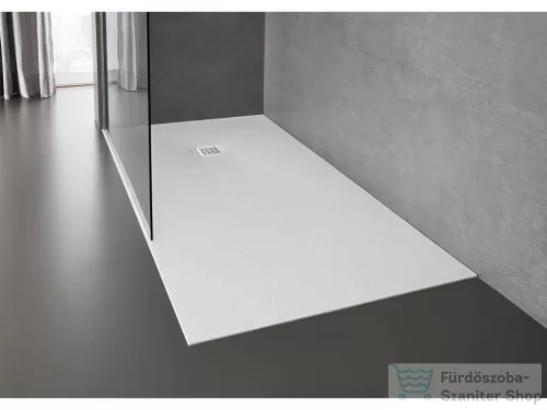 Roca Terran Stonex 160x90 cm-es zuhanytálca lefolyóval,fehér AP10164038401100