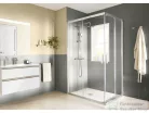 Roca Terran Stonex 160x90 cm-es zuhanytálca lefolyóval,fehér AP10164038401100