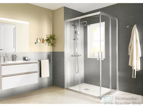 Roca Terran Stonex 160x90 cm-es zuhanytálca lefolyóval,fehér AP10164038401100