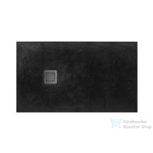   Roca Terran Stonex 180x70 cm-es zuhanytálca lefolyóval,fekete AP1017082BC01400