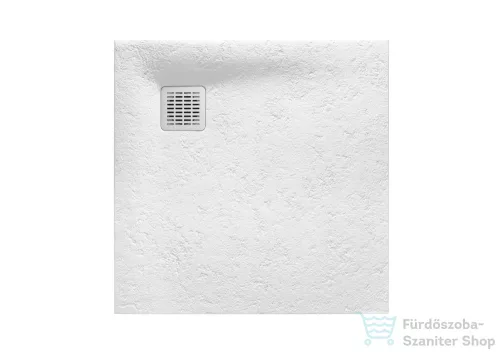 Roca Terran Stonex 90x90 cm-es zuhanytálca lefolyóval,fehér AP10338438401100