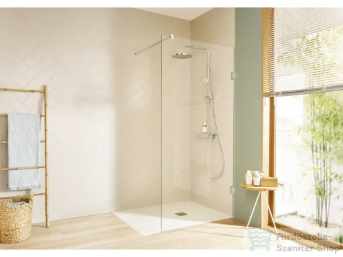 Roca Terran Stonex 90x90 cm-es zuhanytálca lefolyóval,fehér AP10338438401100