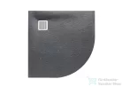 Roca Terran Stonex 90x90 cm-es íves zuhanytálca lefolyóval,pala AP10538438401200