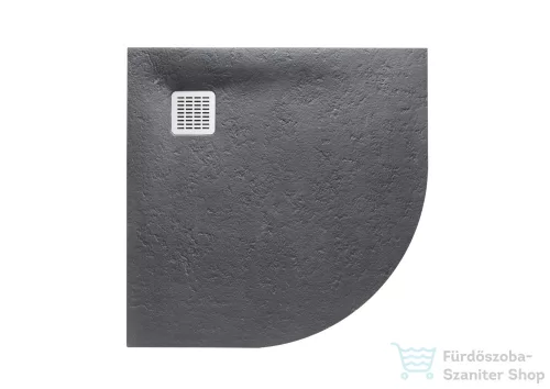 Roca Terran Stonex 90x90 cm-es íves zuhanytálca lefolyóval,pala AP10538438401200
