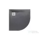 Roca Terran Stonex 90x90 cm-es íves zuhanytálca lefolyóval,pala AP10538438401200