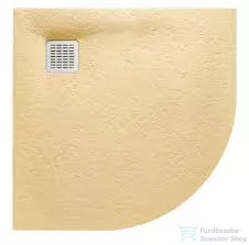 Roca Terran Stonex 90x90 cm-es íves zuhanytálca lefolyóval,Arena AP10538438401510