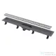 Alcaplast APZ10 Simple műanyag zuhanyfolyóka, peremmel perforált rácsokhoz, 650 mm, APZ10-650M
