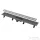 Alcaplast APZ10 Simple műanyag zuhanyfolyóka, peremmel perforált rácsokhoz, 850 mm, APZ10-850M