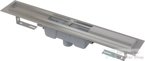 Alcaplast APZ1001 zuhanyfolyóka peremmel perforált rácsokhoz, függőleges lefolyóval, 750 mm APZ1001-750