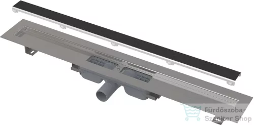 Alcaplast APZ115 Marble Low zuhanyfolyóka perem nélkül, burkolható ráccsal, 550 mm APZ115-550