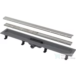   Alcaplast APZ19 Simple Zuhanyfolyóka peremmel kétoldalú rácsokhoz, 750 mm, APZ19-750