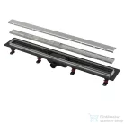 Alcaplast APZ20 Simple műanyag zuhanyfolyóka, rozsdamentes peremmel kétoldalú rácsokhoz, 850 mm, APZ20-850